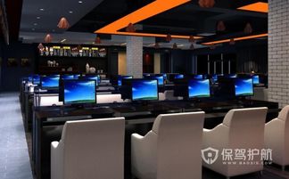 网吧设计效果图,网吧装修技巧